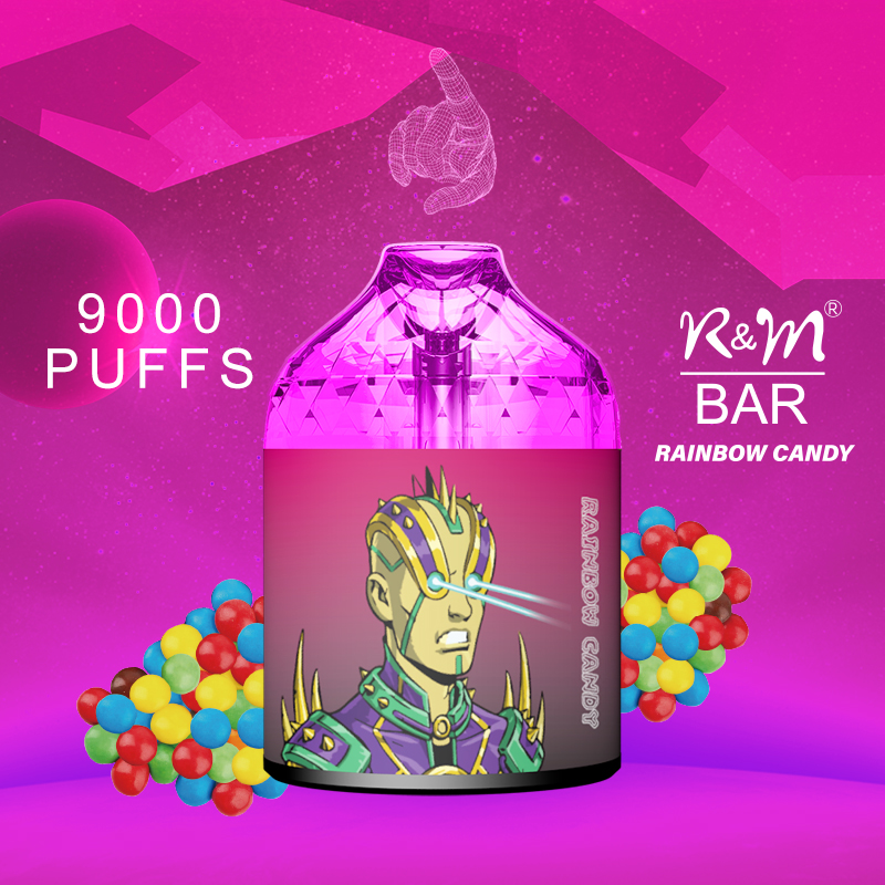 R&M BAR Rainbow Candy 9k Ireland Disposable Vape|E-cigarette