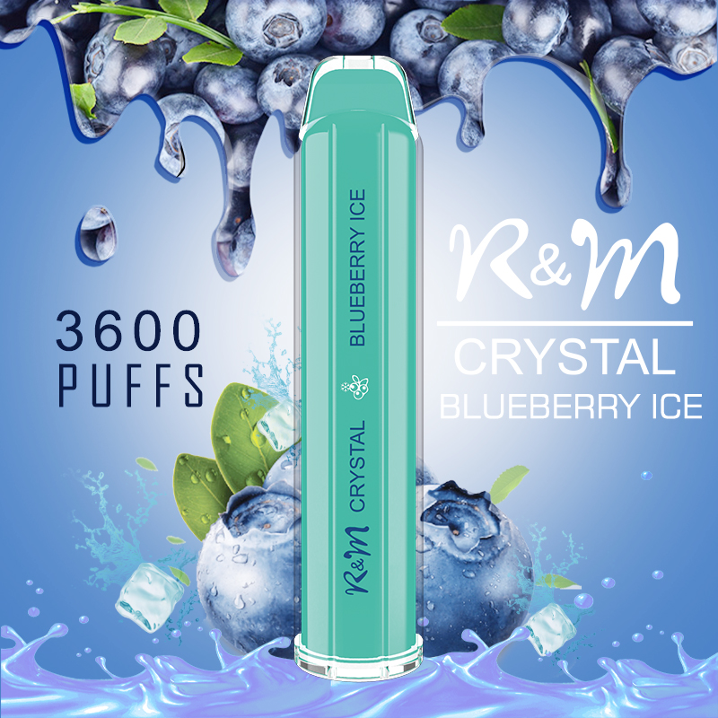 R&M CRYSTAL 3600 Puffs Hyde 3300 Vape|Blueberry ice