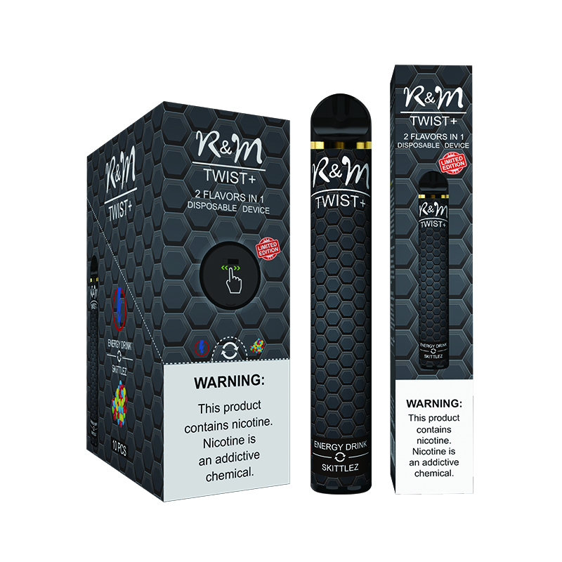 R&M TWIST Double Flavors 3200 Puffs Box Disposable Vapes from China