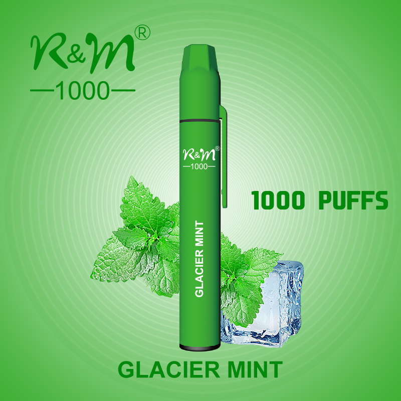 R&M 1000 Ireland Customize Brand 5% Salt Nicotine Disposable Vape