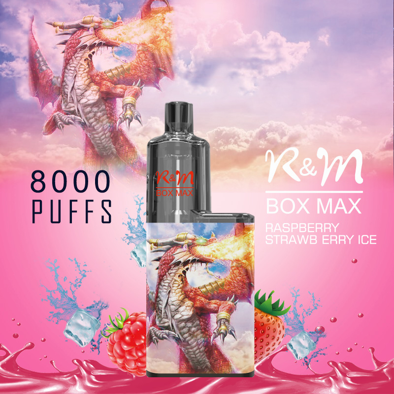 R&M BOX MAX Ireland Customize Brand Adjustable Airfow Disposable Vape