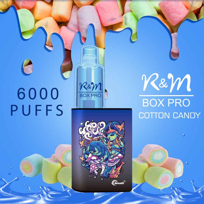 R&M Box Pro 6000 Puffs In Stock Disposable Vape