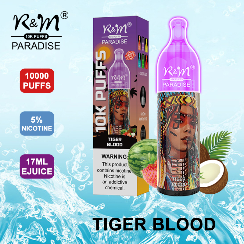 R&M PARADISE Best Seller USA 5% Disposable Vape