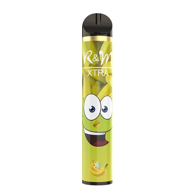R&M XTRA 1600 Puffs 6% Nicotine Vape Disposable Device | Banana Ice