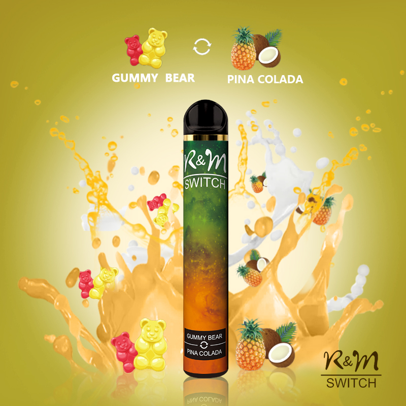 R&M SWITCH(Double Flavors) 6 Nicotin kangvape Gummy bear/Pina colada