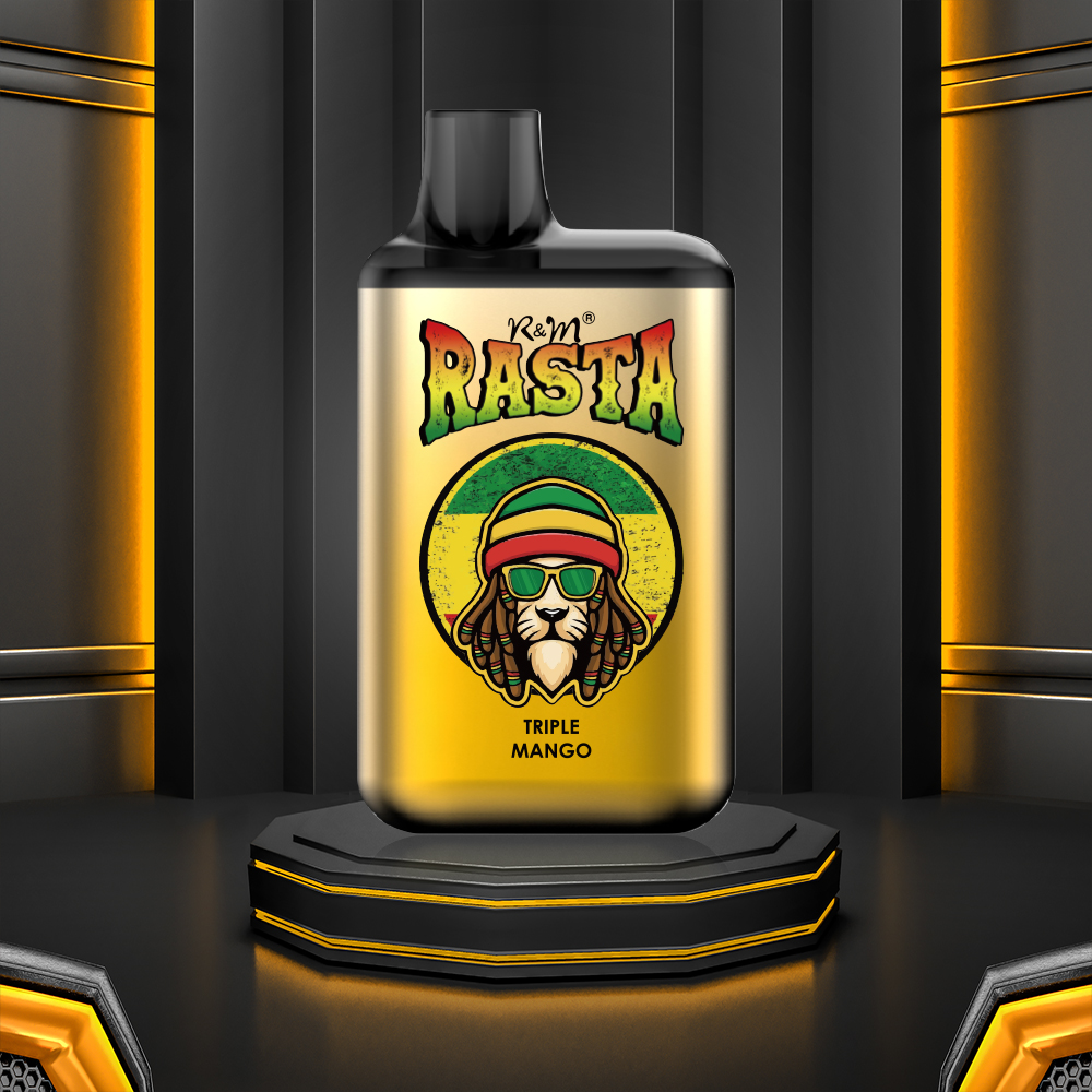 OEM LOGO Disposable Vape 5500Puffs R&M RASTA 12 Flavors Good Taste Mesh Coil Electronic Cigarette Wholesale Only