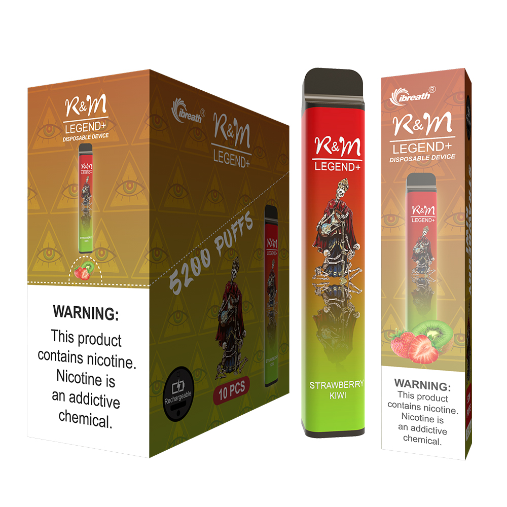 R&M LEFEND+ Fruit Flavor Rechargeable Disposable Vape Wholesaler