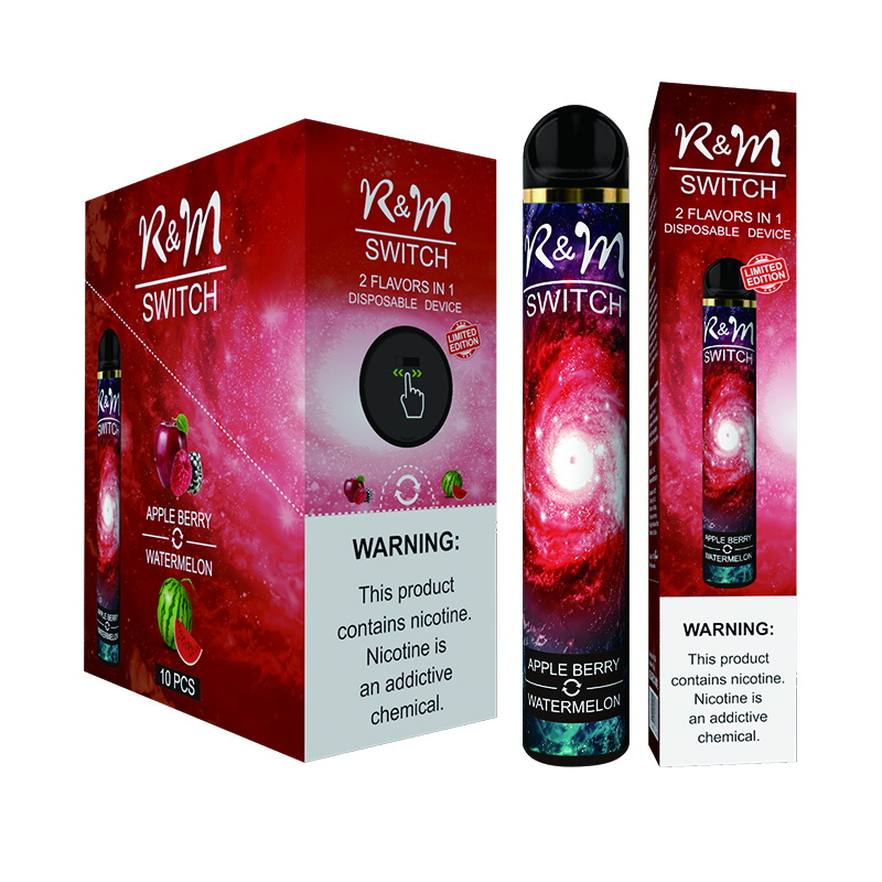 R&M SWITCH Double Flavors Disposable Vape Distributor|Manufacturers|Wholesaler
