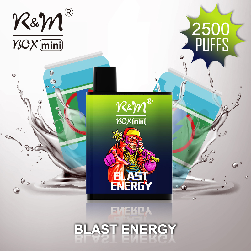 R&M BOX MINI Blast Energy|2500 Puffs|Wholesale UK Disposable Vape|Manufacturer