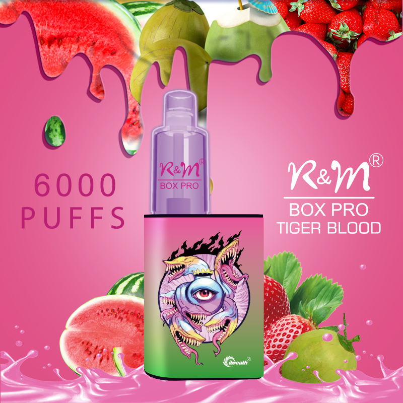 R&M BOX PRO 5% Nicotine 6000 Puffs Disposable Vape