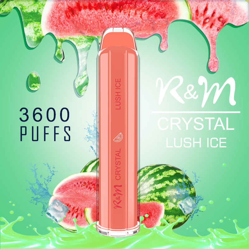 R&M CRYSTAL 3600 Puffs Air Bar Max Vape|Lush ice
